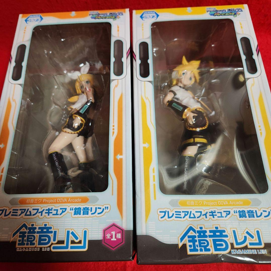 鏡音レン 鏡音リン Project DIVA プレミアムフィギュア 2種 初音