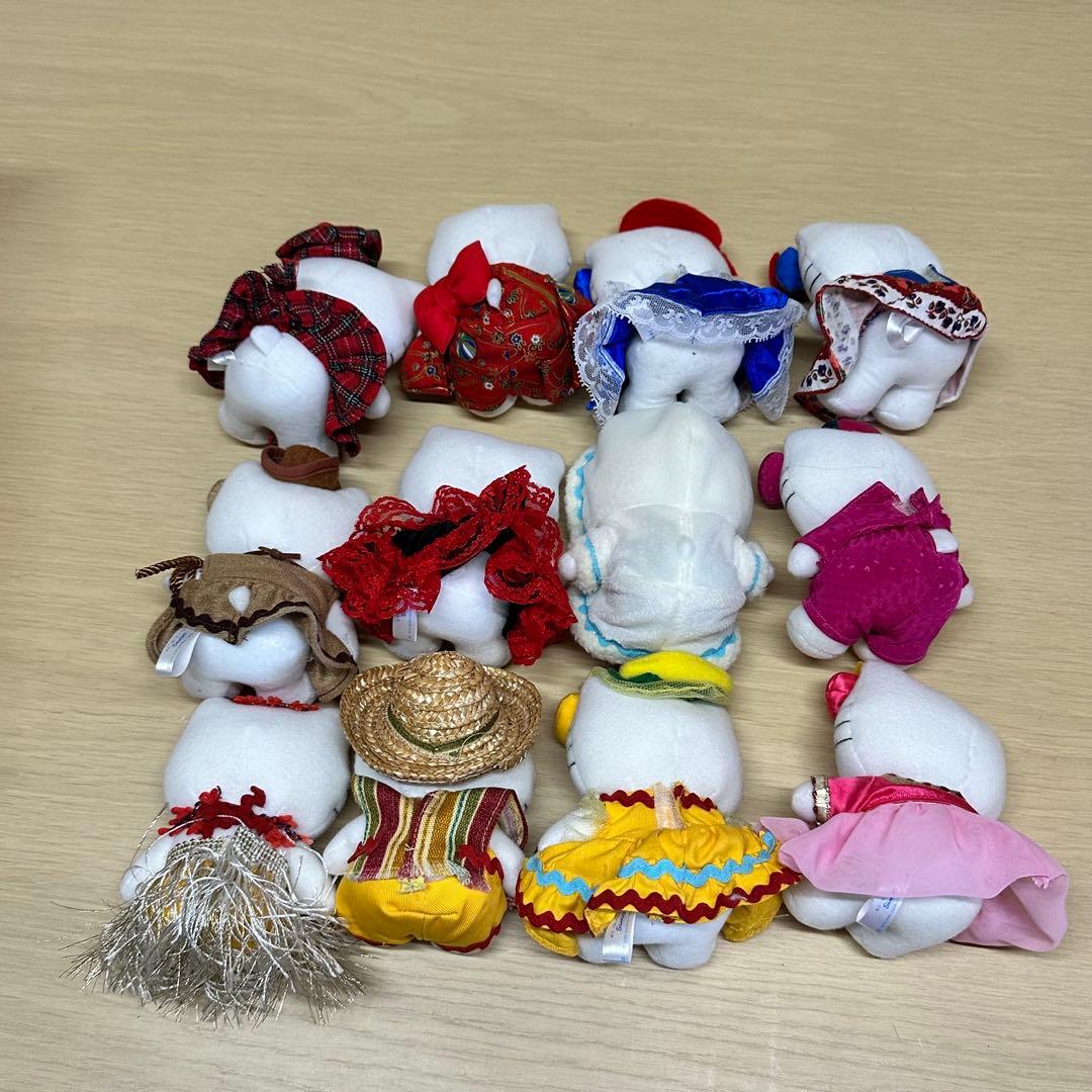 世界のハローキティ 12カ国セット ぬいぐるみ 2000年 民族衣装