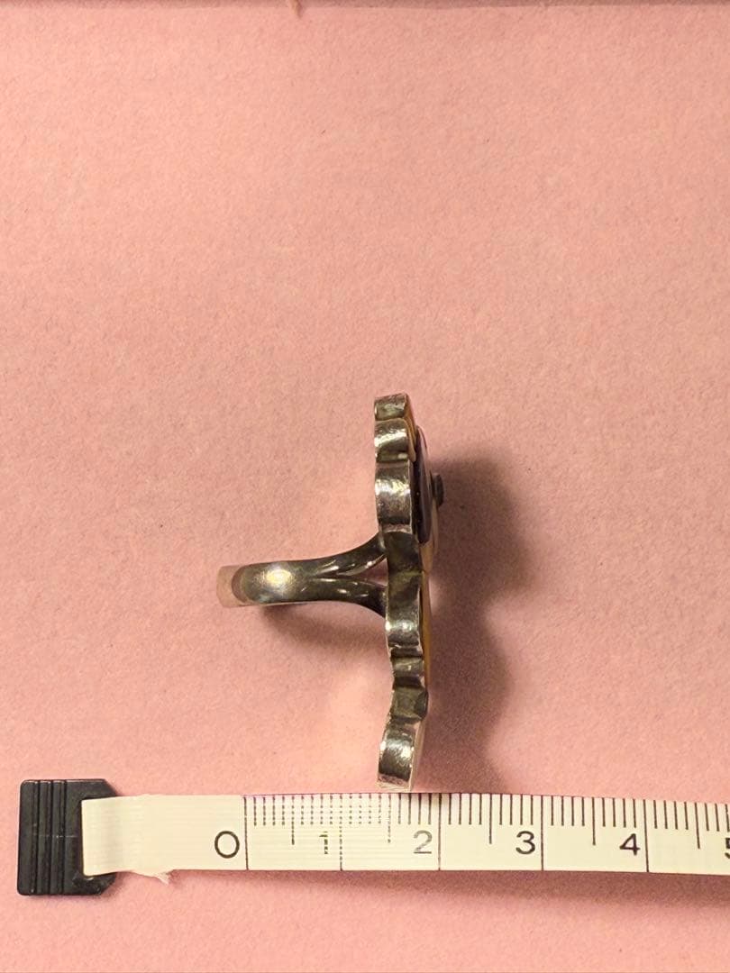 期間限定SALE:10号　ZUNI ミニーマウス　指輪　DISNEY インレイ