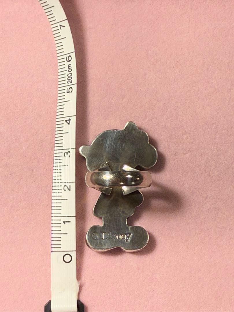 期間限定SALE:10号　ZUNI ミニーマウス　指輪　DISNEY インレイ