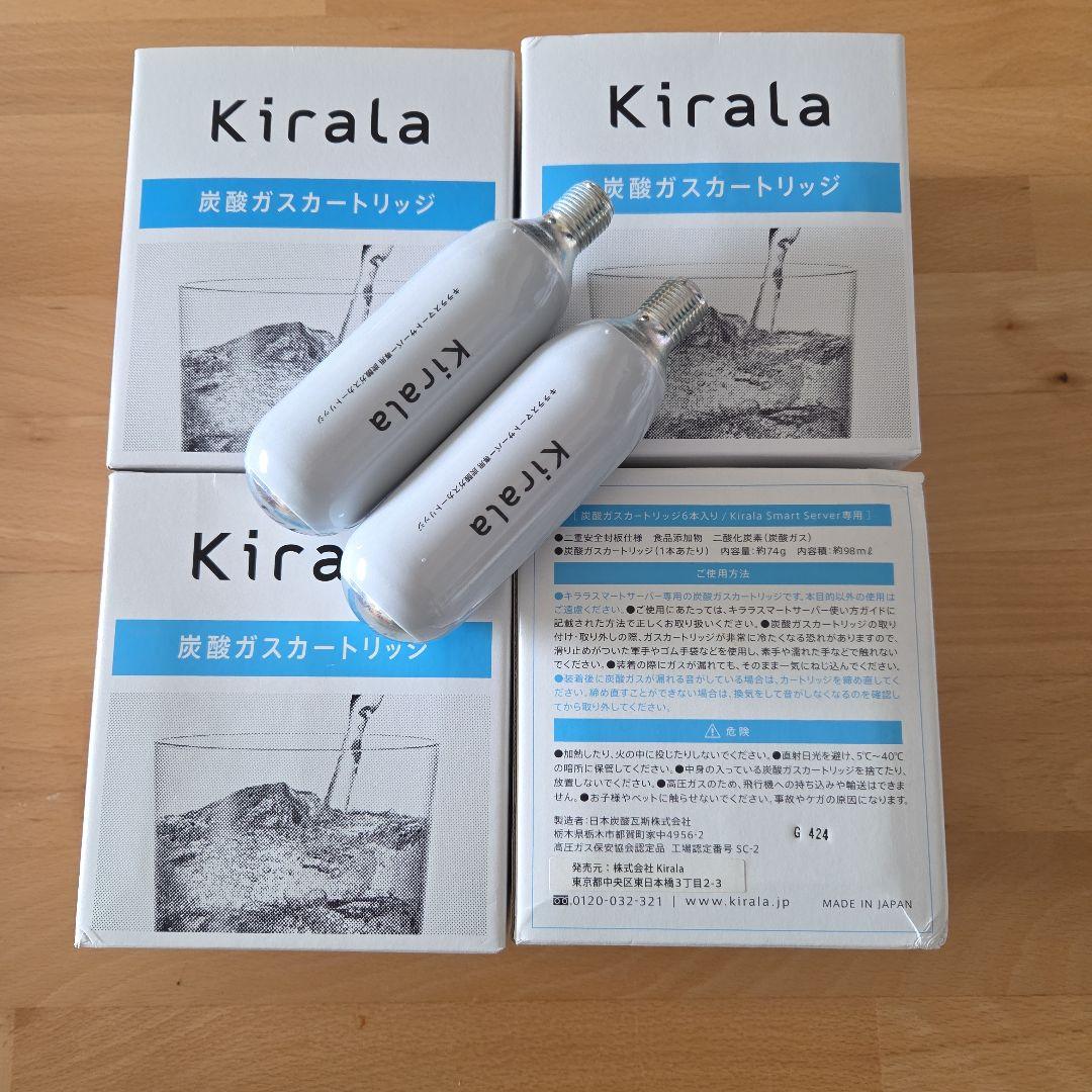Kirala 炭酸ガスカートリッジ 6本入り4箱+2本 - メルカリ