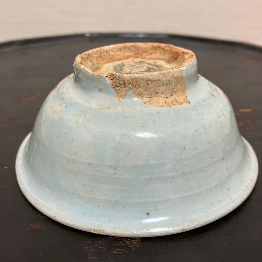 李朝白磁盃ぐい呑み骨董アンティーク.古美術.骨董.酒器.韓国骨董.酒