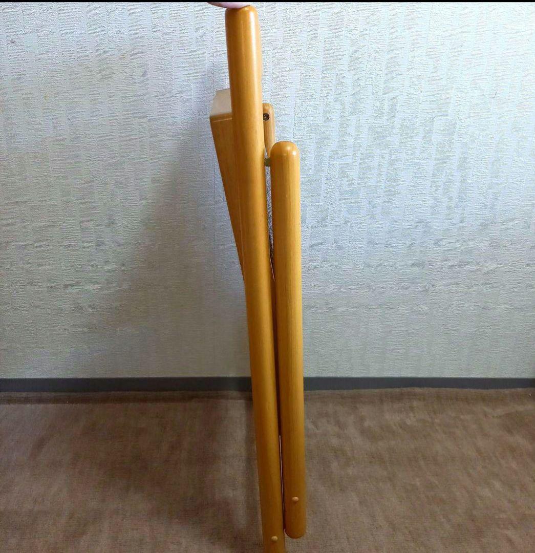 わいわい　テーブル チェア 2点セット 折りたたみ コンパクト 木製