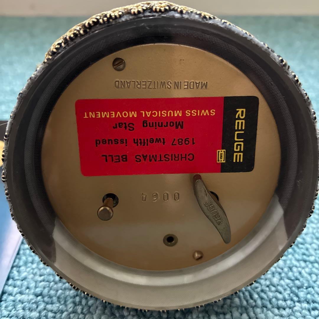 u*i様 1987 Christmas Bell Reuge オルゴール