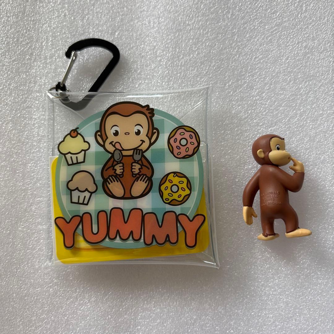 おさるのジョージ ぬいぐるみ マスコット バッグ フィギュア セット