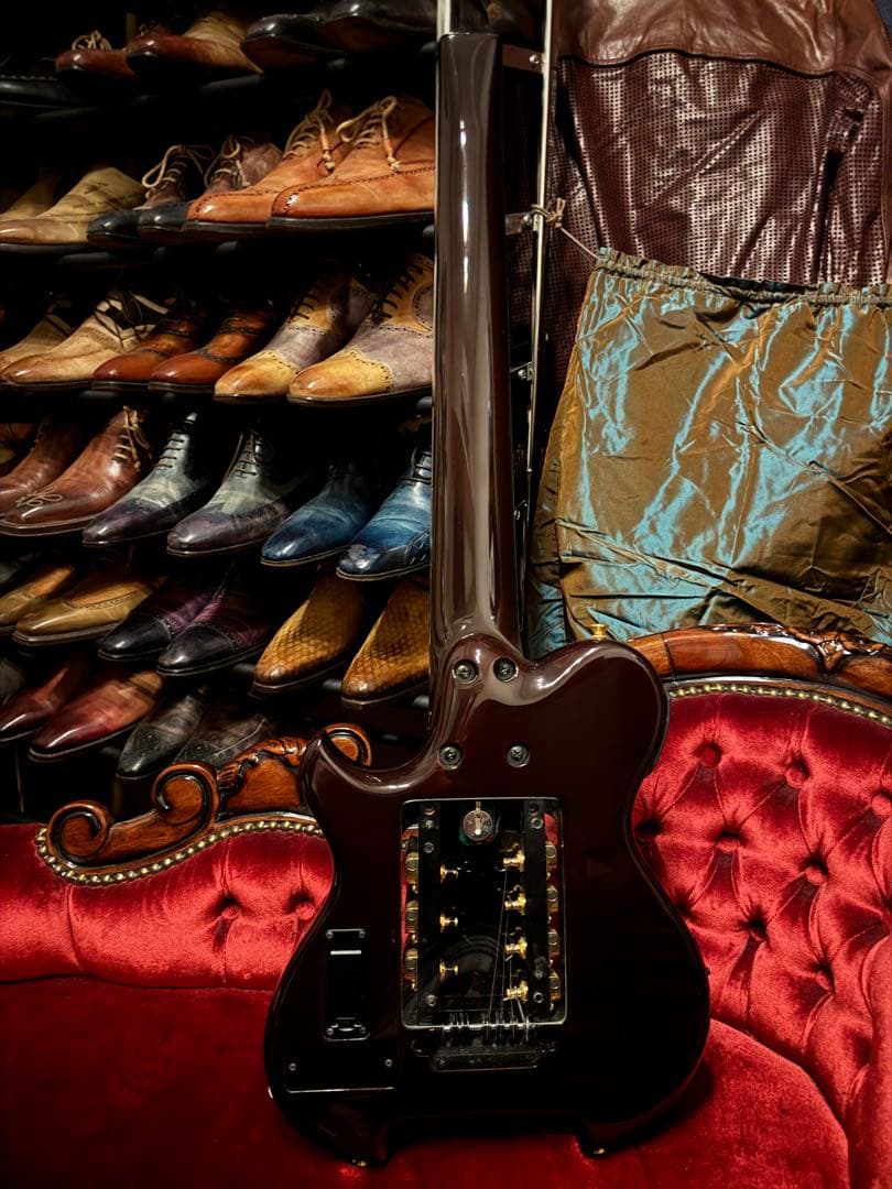 ヘッドレス ハイブリットナイロン弦 7弦ギター 志田工房オーダー品