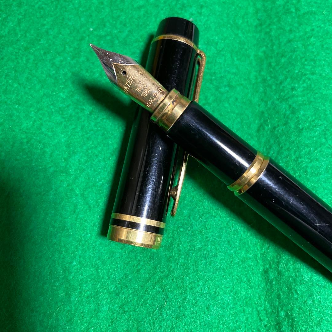 WATERMAN 万年筆 ブラック 18Kペン先 自宅保管品