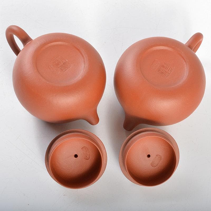 中国 紫砂 朱泥 急須 茶壷 一對 在銘 M R5658 - メルカリ