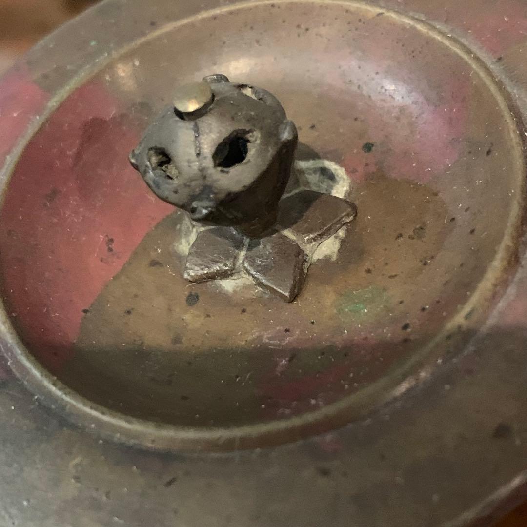 逸品 在名 南部鉄器 南部鉄瓶 南部形 砂鉄 袋弦 児玉桶良造 骨董