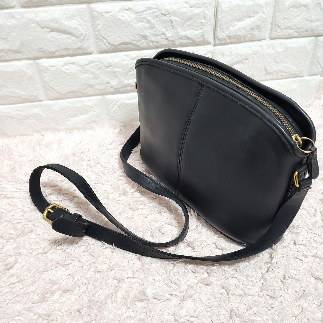オールドコーチ COACH オールレザー ラウンドアーチショルダーバッグ 美品