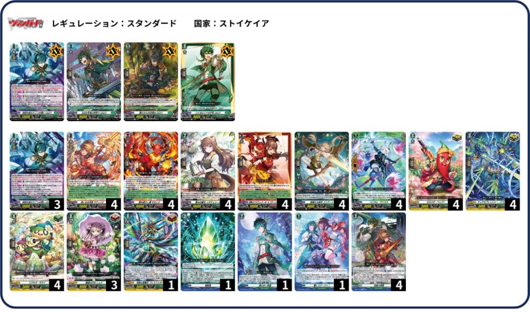 ヴァンガード ストイケイア ロロワ デッキ - メルカリ