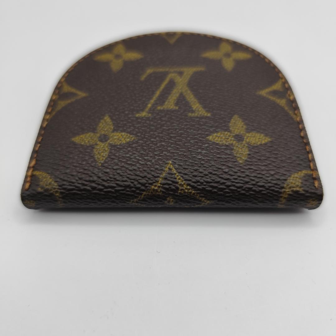 鑑定済美品 ルイヴィトンモノグラムポルトモネキュヴェットケースM61960