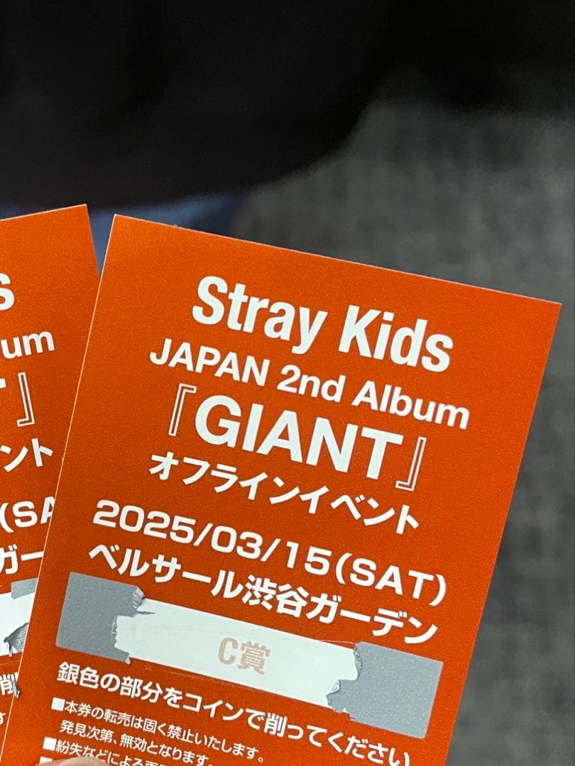 Straykids フィリックス メンバー直筆サイン入り東京ドームソロ