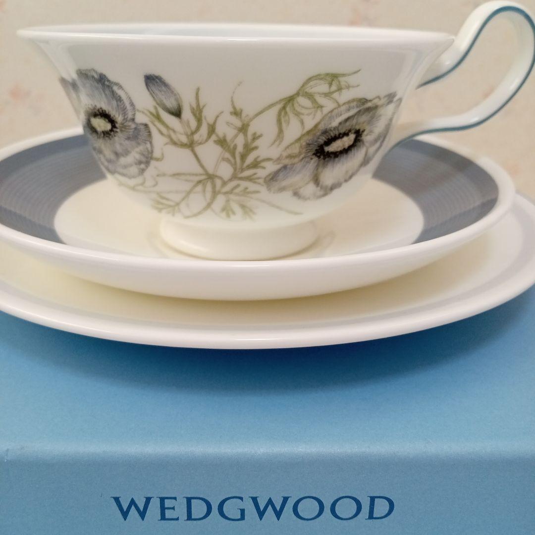 ウエッジウッド☆新品 廃盤☆グレンミスト カップ＆ソーサー➕プレート