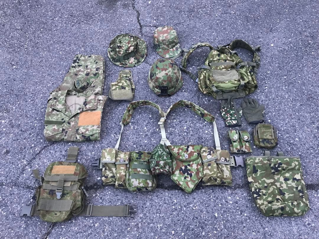 陸上自衛隊自衛隊個人装備品セット官給品