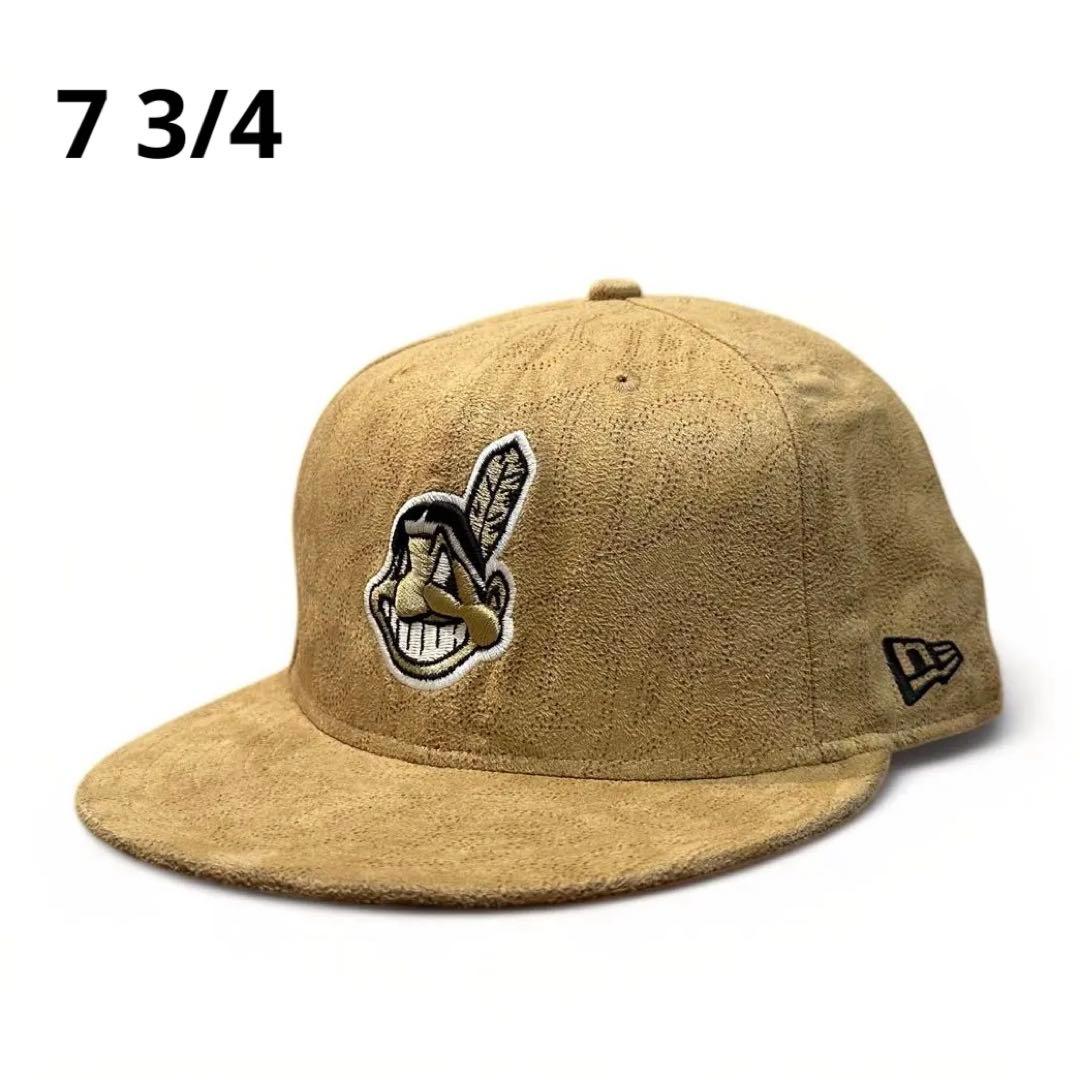 New Era インディアンズ 59FIFTY キャップ 7 3/4