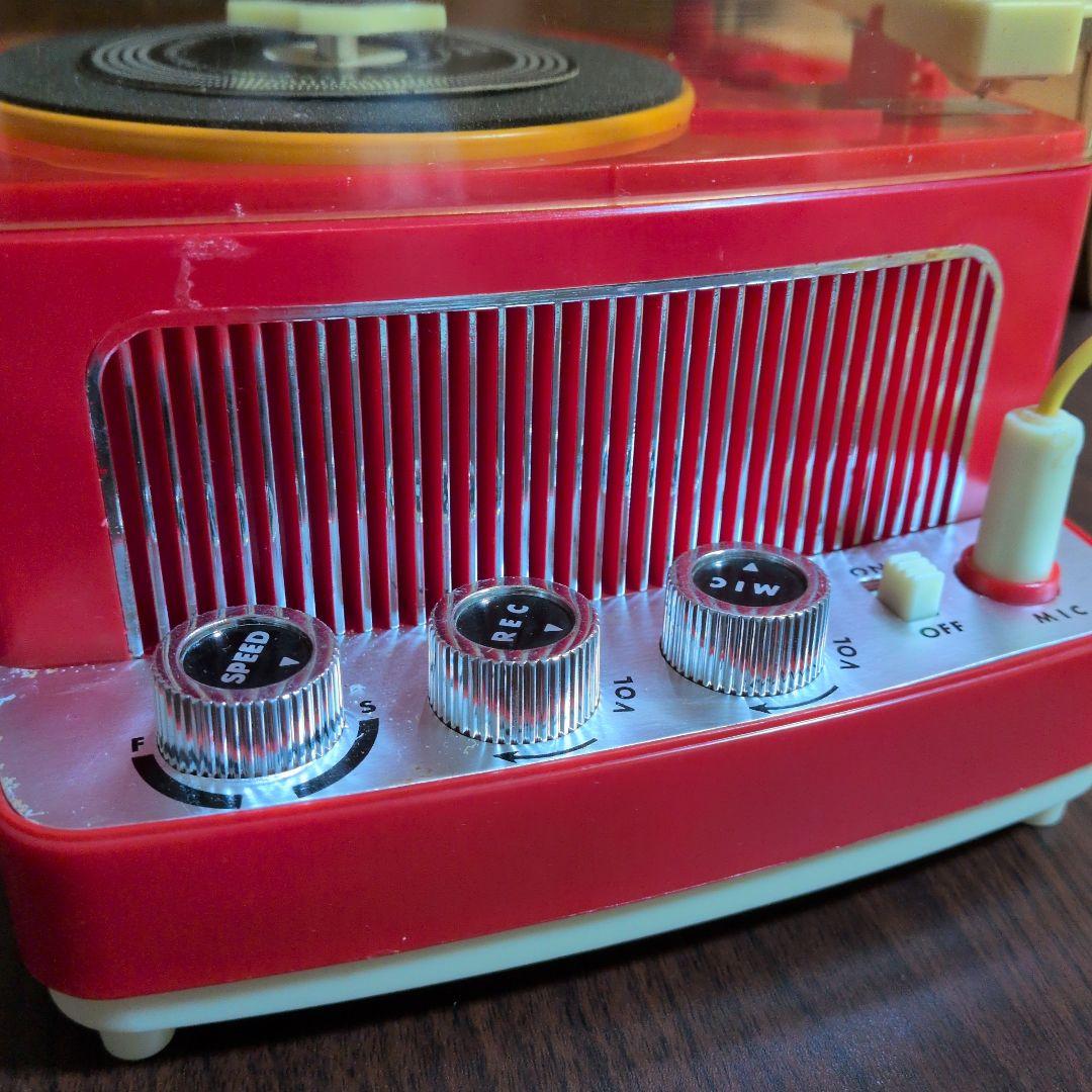 レコードを聴きながらマイクで歌える　アグネスチャンスタープレイヤー　レトロ玩具