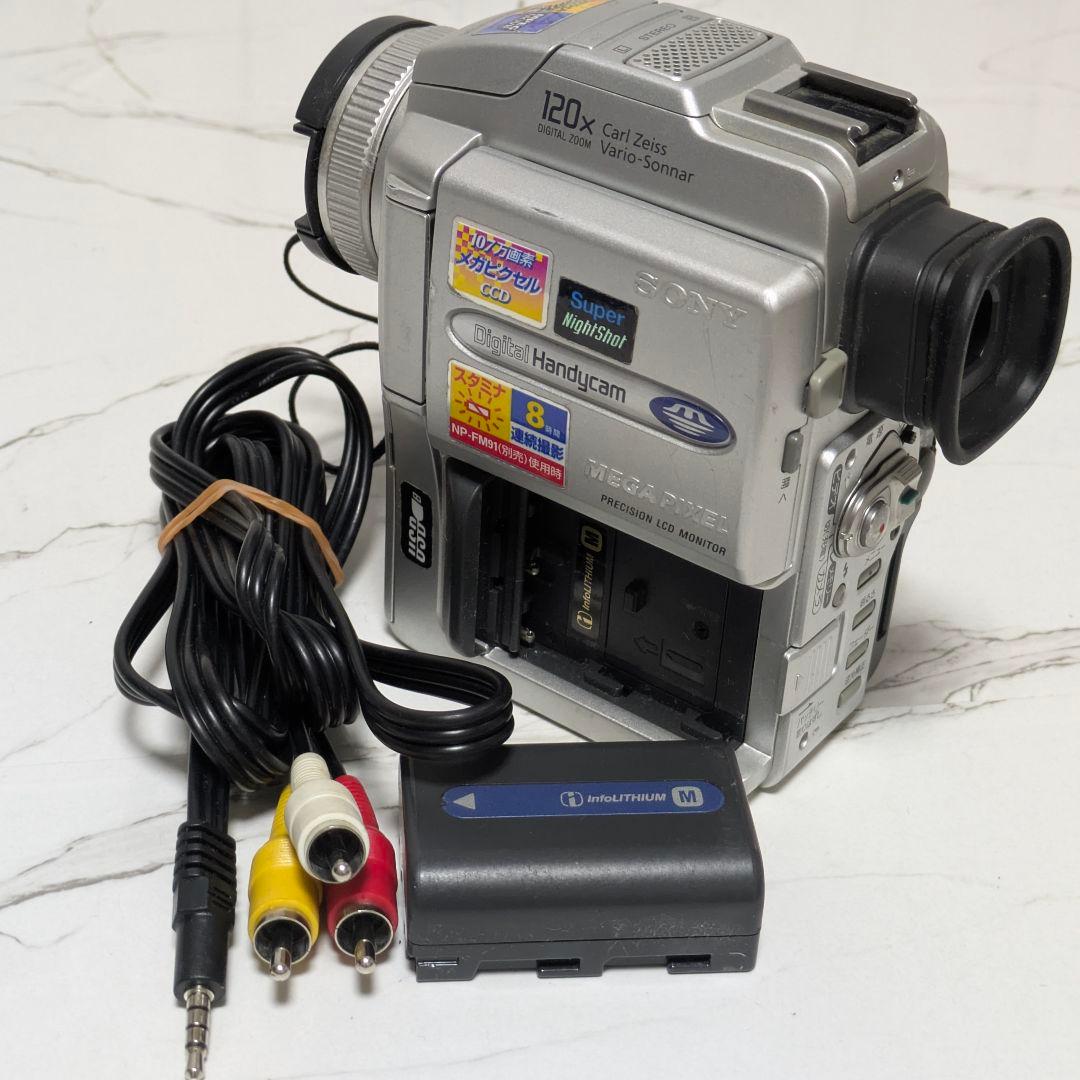 ② SONY　DCR-PC110　MiniDV対応　AVケーブル付き