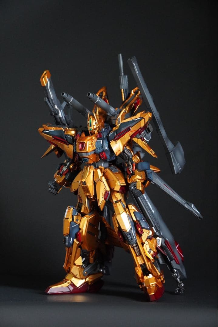 フルアーマー百式改　1/100 塗装完成品　LEDユニット付