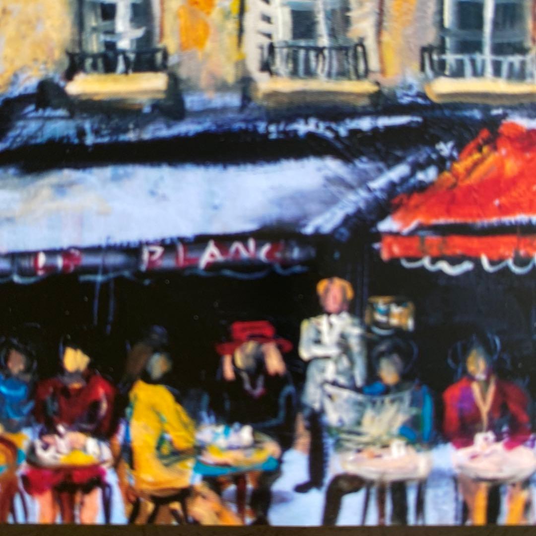 菊地正則 「ばら」(黒真珠 )を描いた油彩画 油絵パリ真作ゴージャス