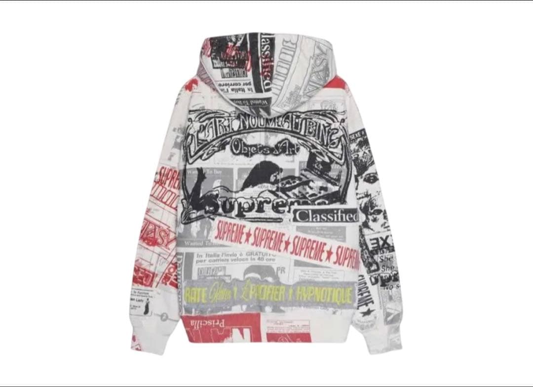 トップス Supreme Collage Zip Up Hooded Sweatshirt