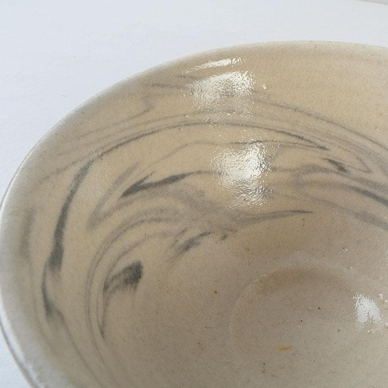 茶道具 瀬戸焼 福海窯 水野鉐一作 茶碗 共布共箱 C 9408