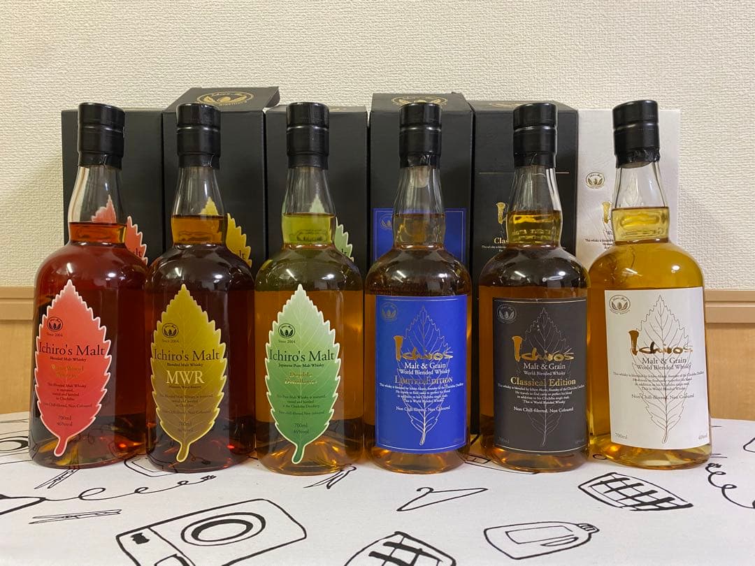箱付き】イチローズモルト リーフラベル6種セット