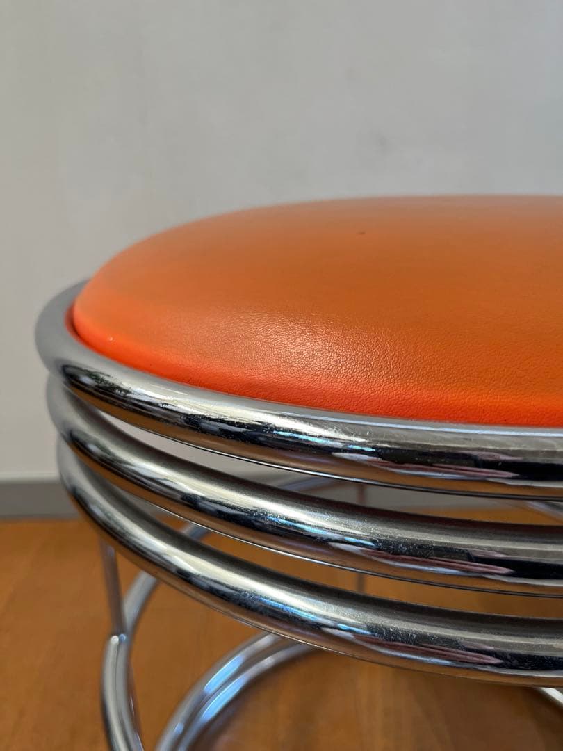 ヴィンテージ　スツール　② ミッドセンチュリー　アールデコ　スペースエイジ