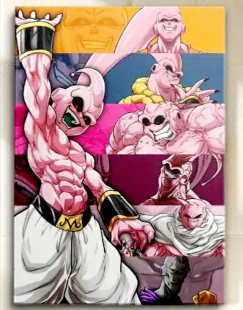 激レア」魔人ブウ グラフィックアート2種類画 魔人ブウ 悪 3枚