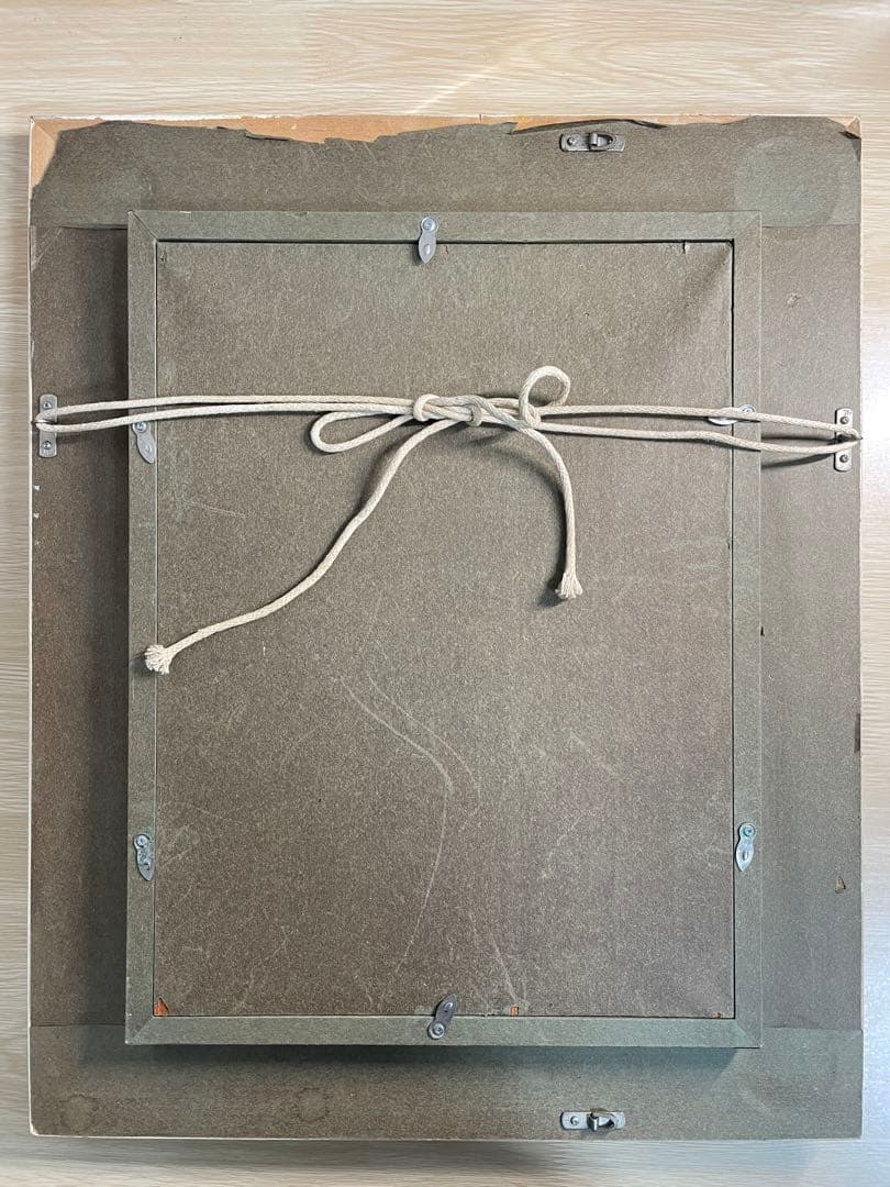 『筆先の向こう側』 – F4号 / 油彩 / 額装付き(箱つき)