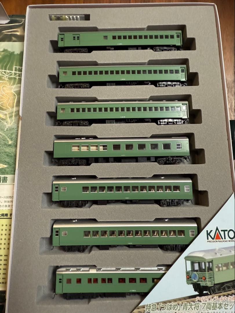 Nゲージ 10-428 特急つばめ青大将 (7両) KATO