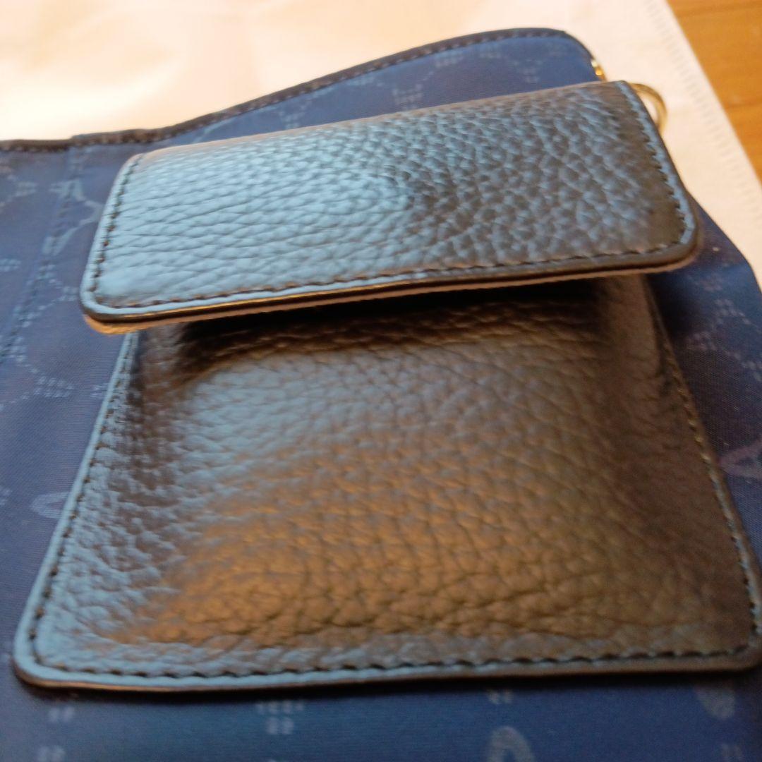 り*す様 【アタオ未使用に近い】チヴィ2wayモノグラムネイビーショルダーバック