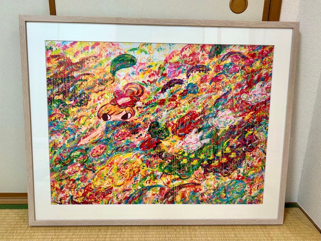 ロッカクアヤコ シルクスクリーン untitled 額装 保証書付 - メルカリ