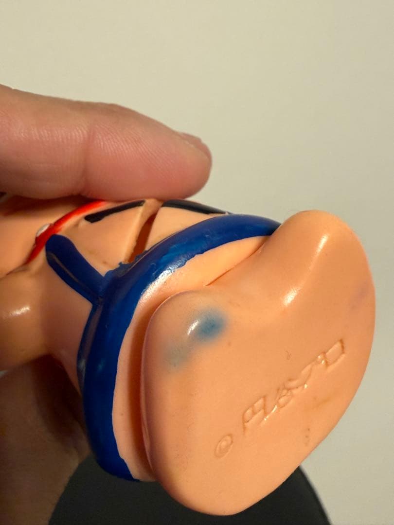 当時物 チビラくん CISCO ソフビ 貯金箱 円谷プロ 高さ9.5cm 激レア