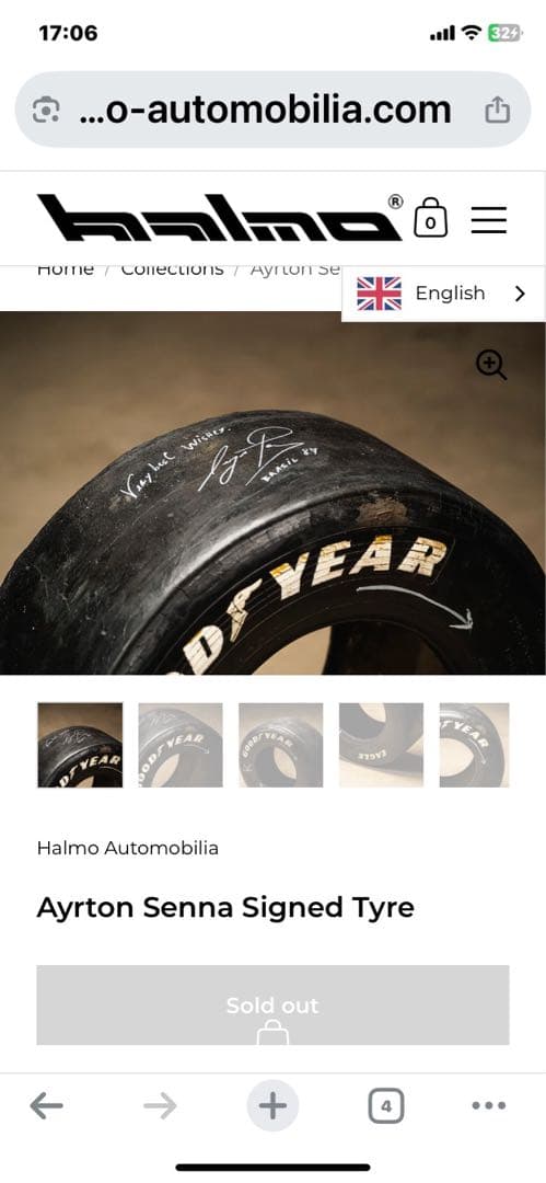 1987年第2期HONDA F1メモリアル　アイルトンセナ直筆サイン入額装品