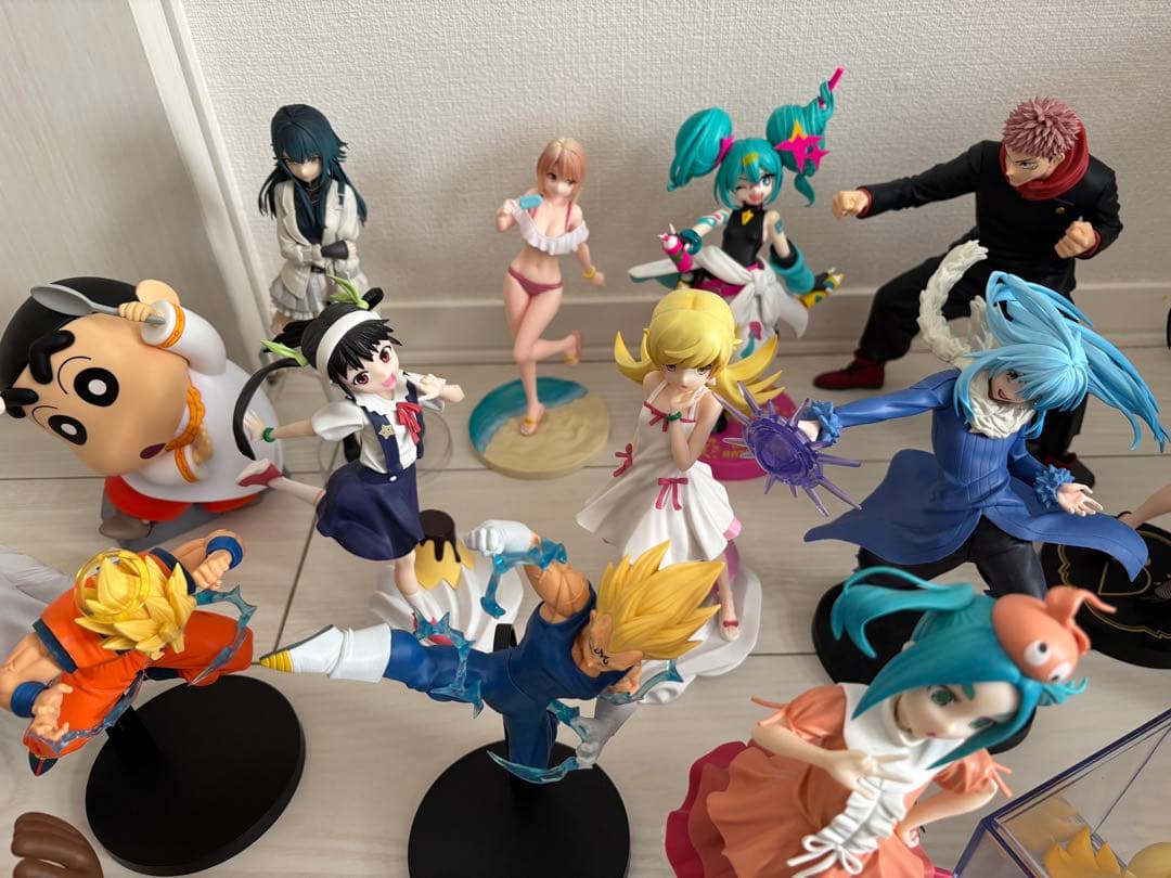 アニメキャラクターフィギュアセット　19点