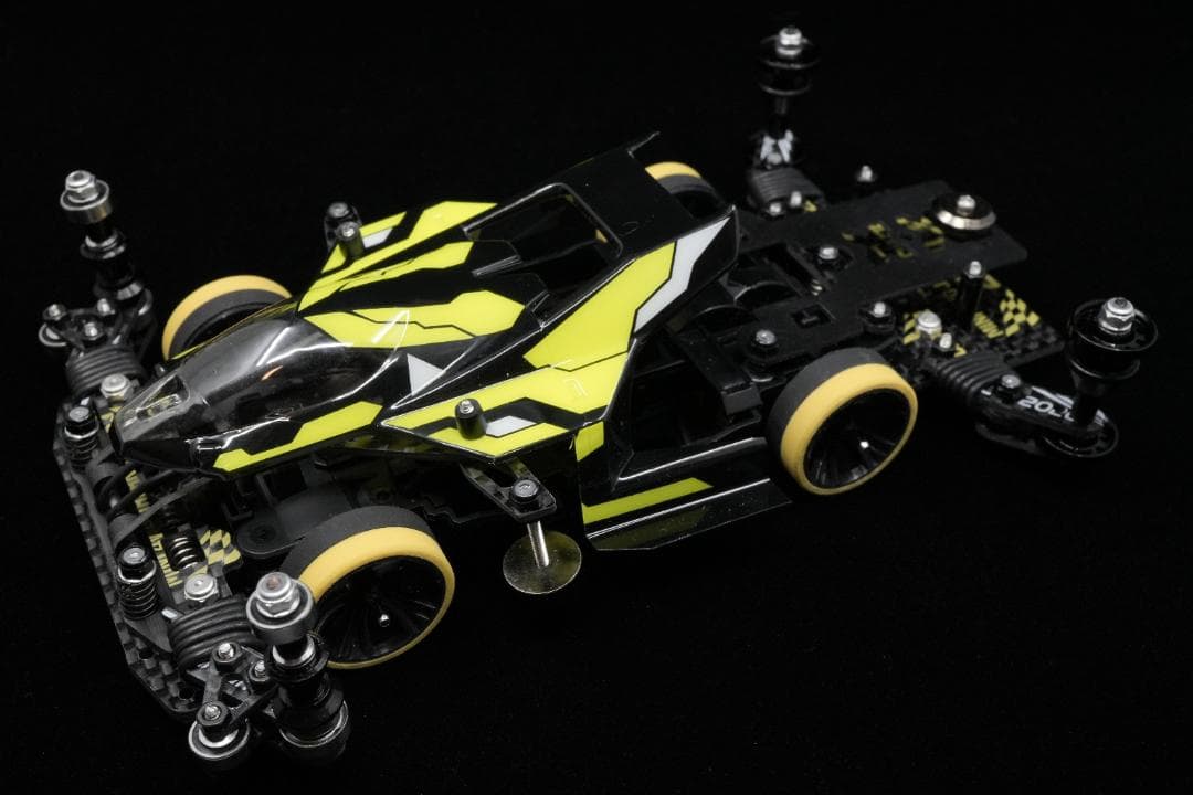 ミニ四駆 MSフレキ 完成マシン 蛍光機甲Ver. 海外優勝仕様 - メルカリ