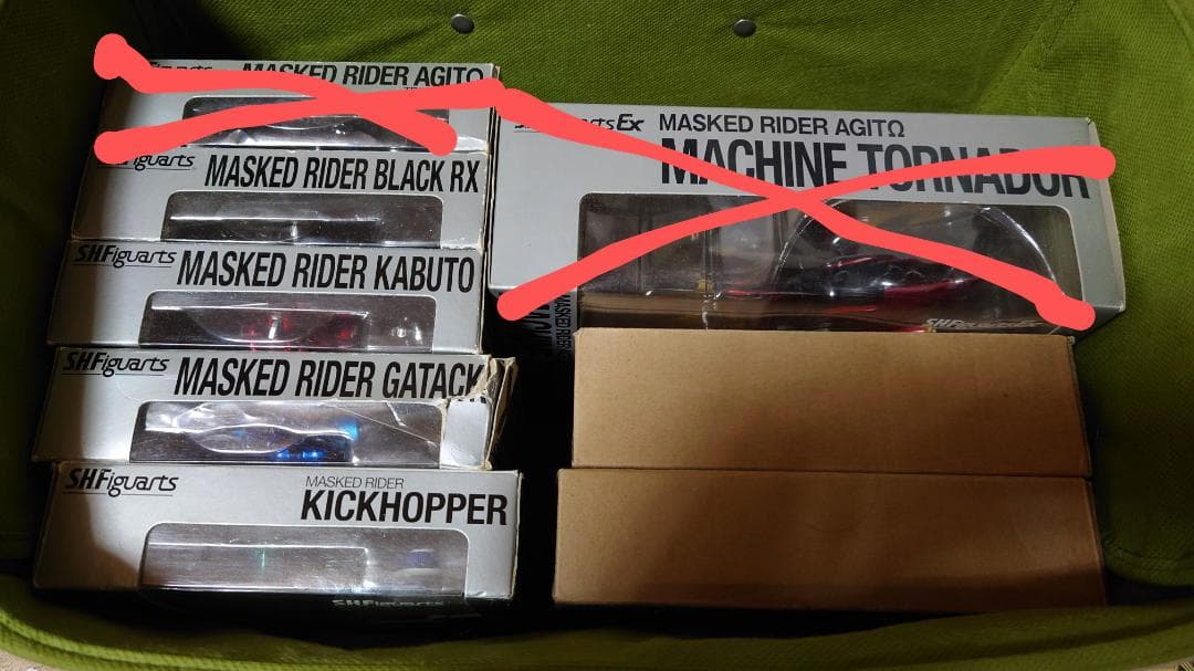 S.H.Figuarts 仮面ライダー 7体セット 作業員フィギュア7体セット