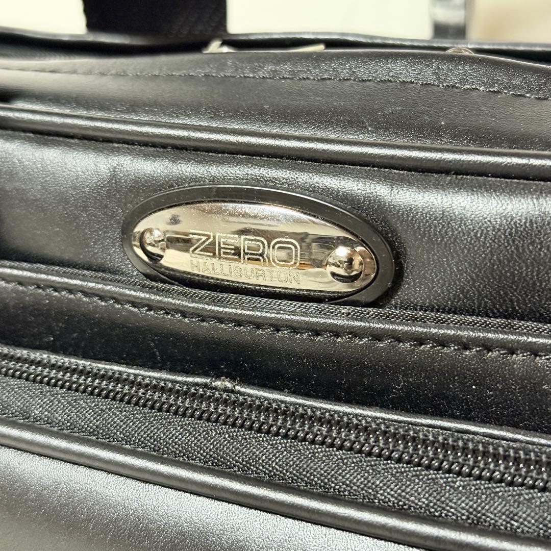 未使用✨ゼロハリバートン　レザー　ビジネスバッグ　ブラック　大容量　2way