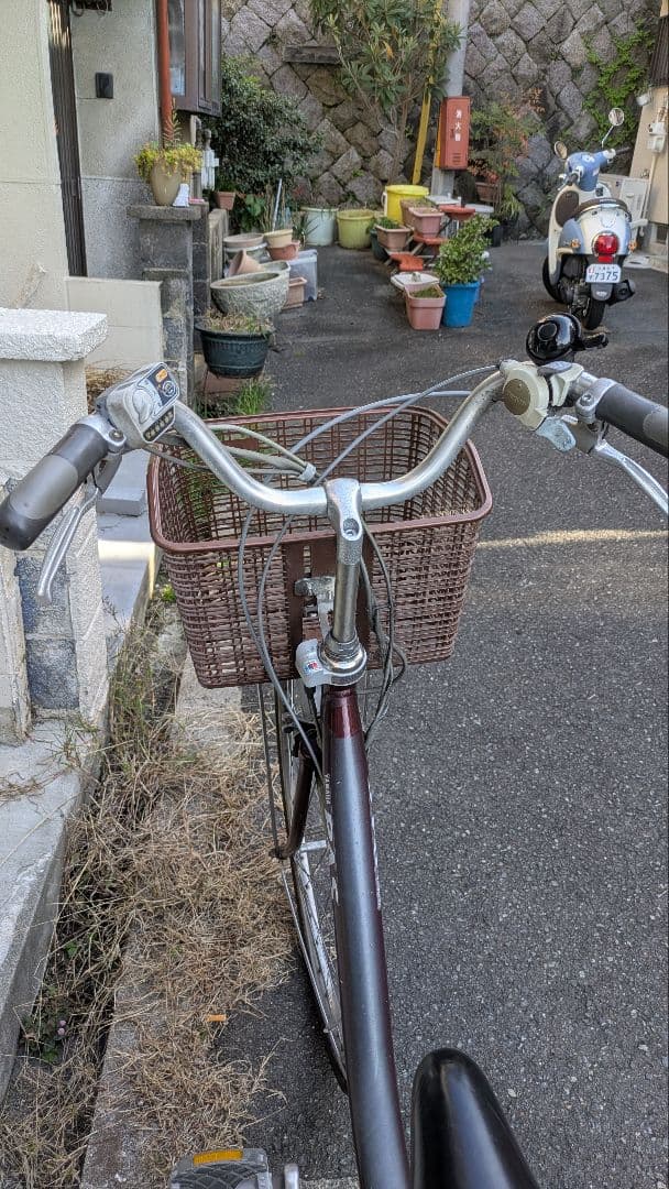 マ*ン様 電動自転車【YAMAHA(ブリジストン)】中古 大阪府より