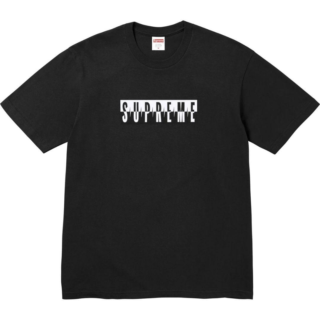 Supreme Split Tee BLACK L ブラック 木村拓也着用モデル キムタク着用