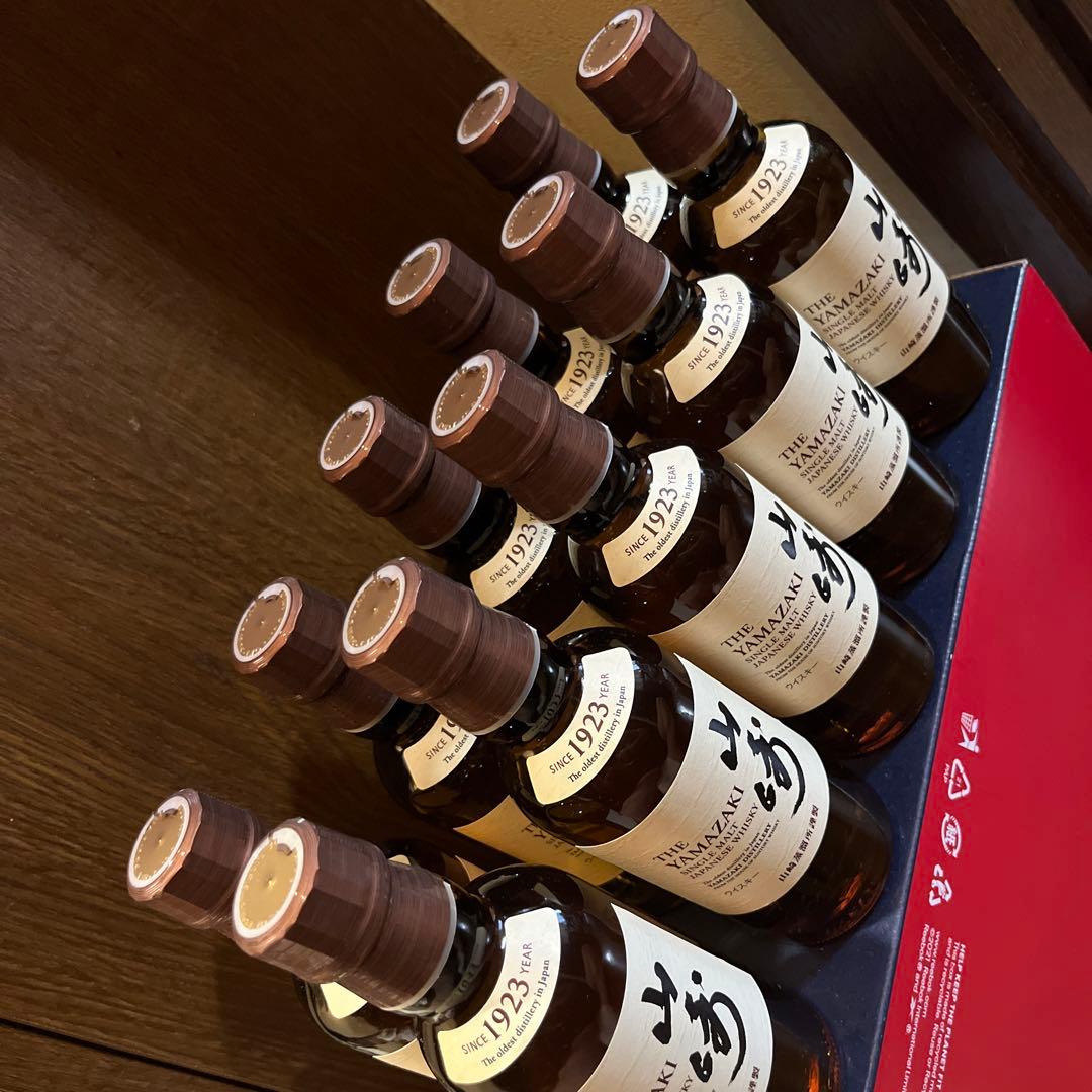 新品未開封ウイスキー山崎180ml.10本セット 2025年最新】Yahoo