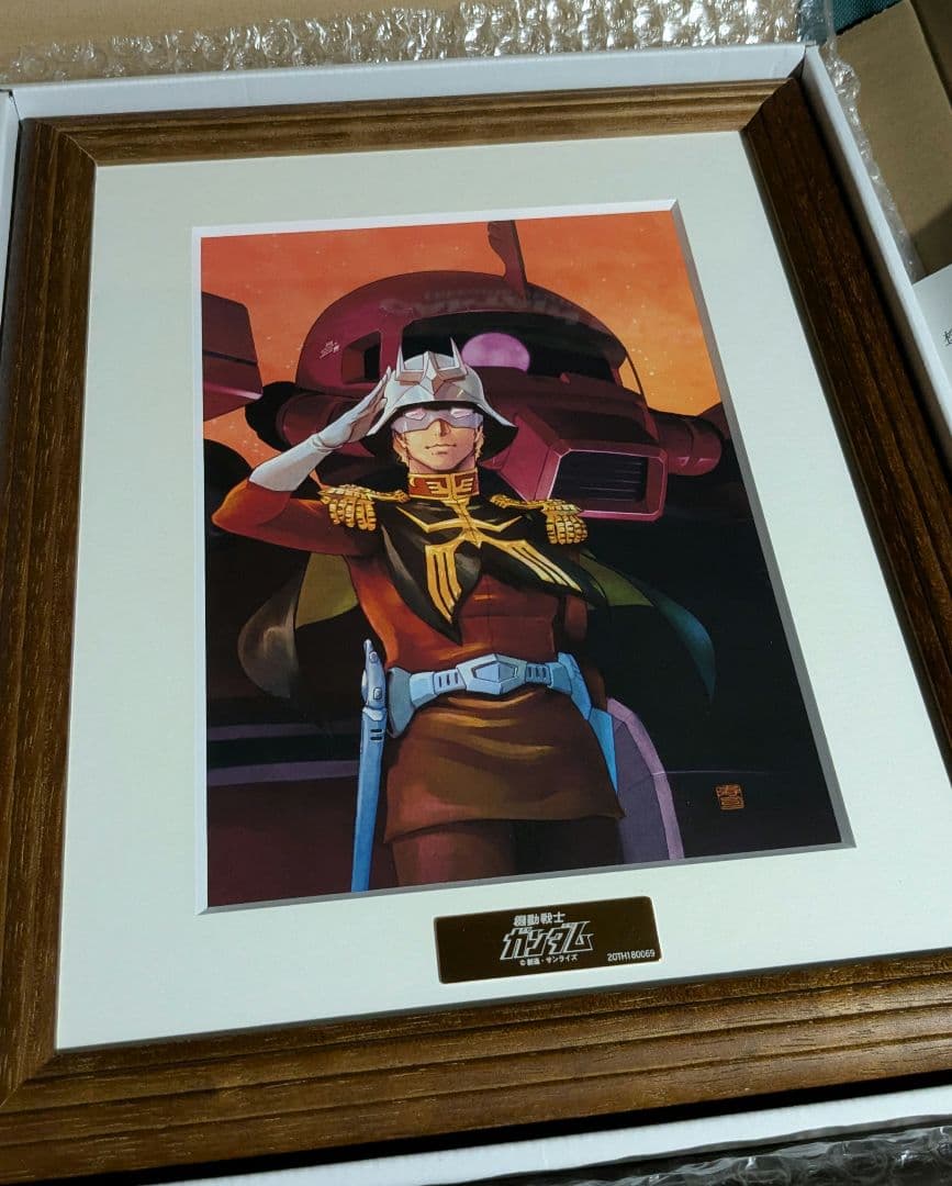 も*ち様 シャア・アズナブル　バンナム　バンダイナムコ株主優待　アートコレクショ も*ち様 シャア・アズナブル バンナム バンダイナムコ株主優待 アート