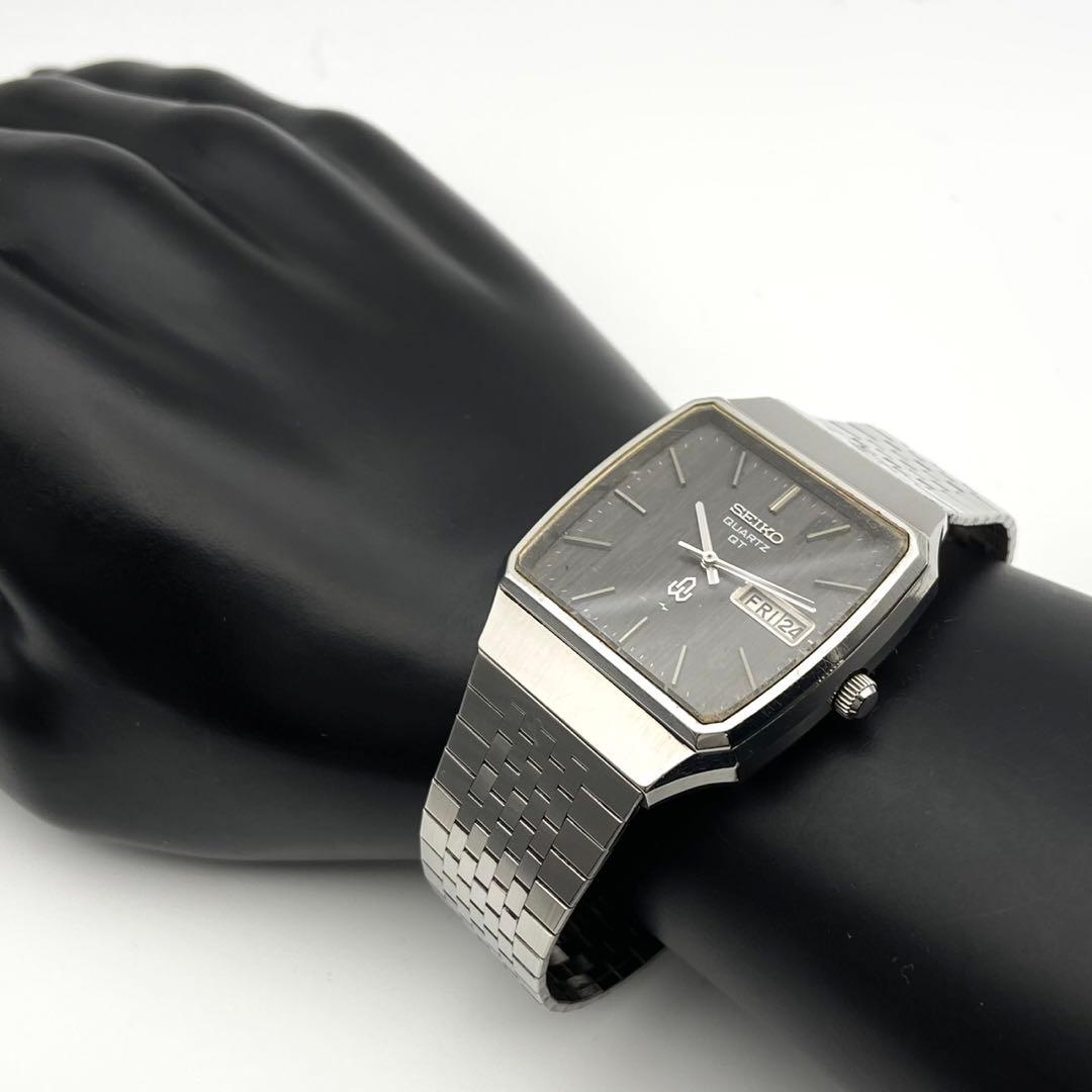 【稼動品】SEIKO デイデイト スクエア クォーツ 腕時計 0823-5000