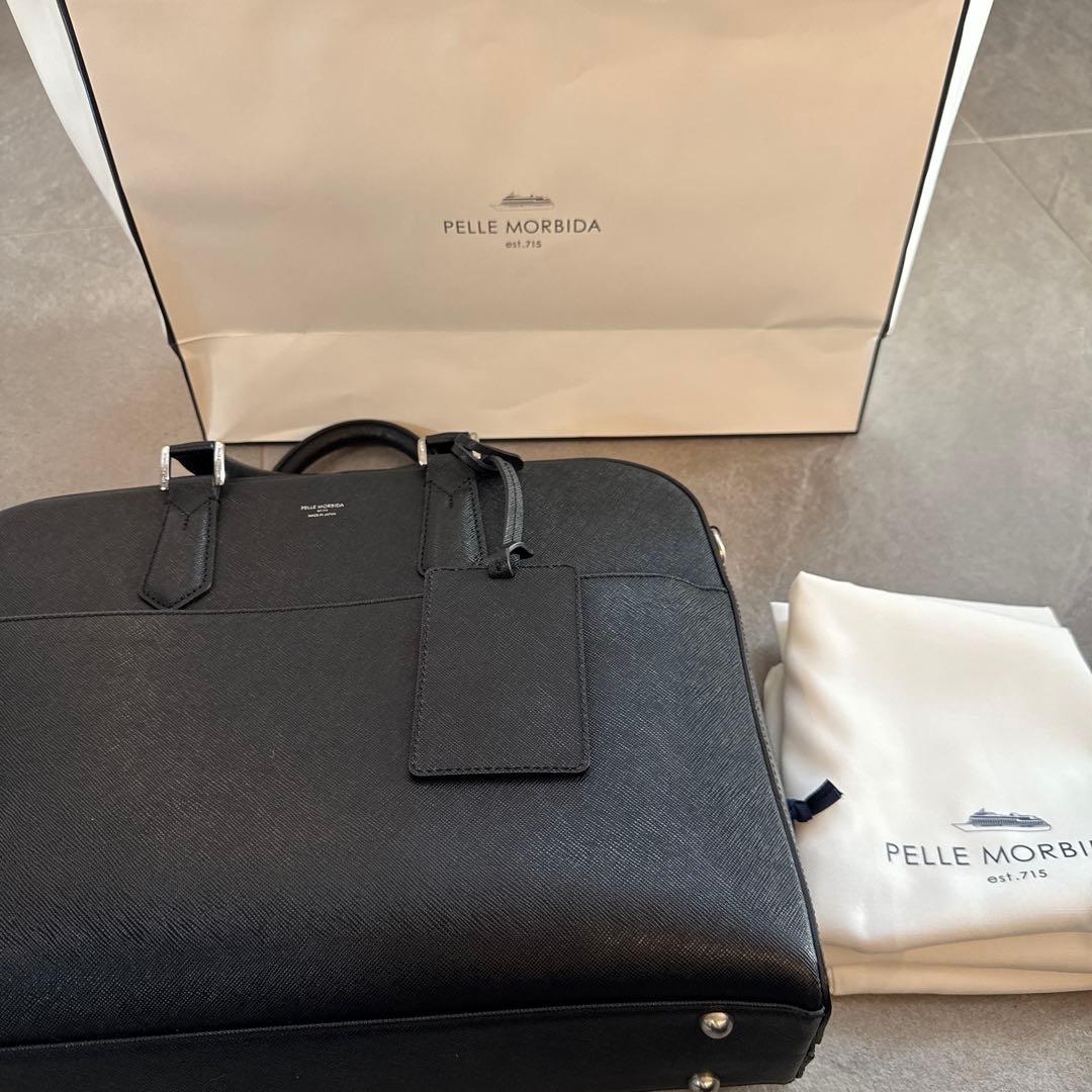 pelle morbida ブリーフバッグ