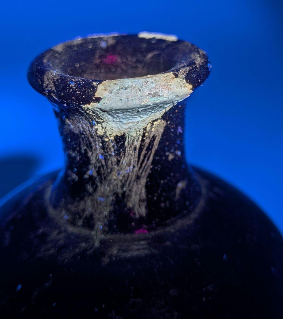 江戸末期 古備前 三方徳利 合箱合布 人形徳利 とっくり 一輪挿し花入