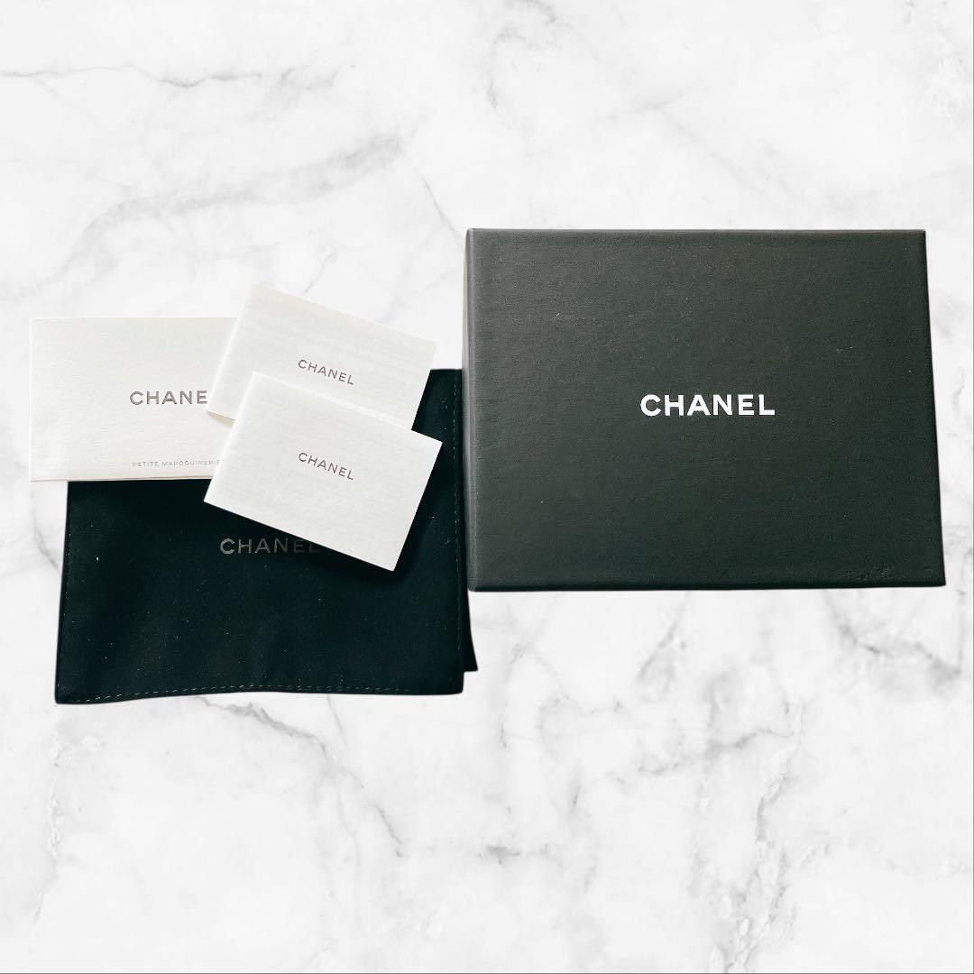 【未使用】CHANEL マトラッセ ピンク ラムスキン ケース ココマーク