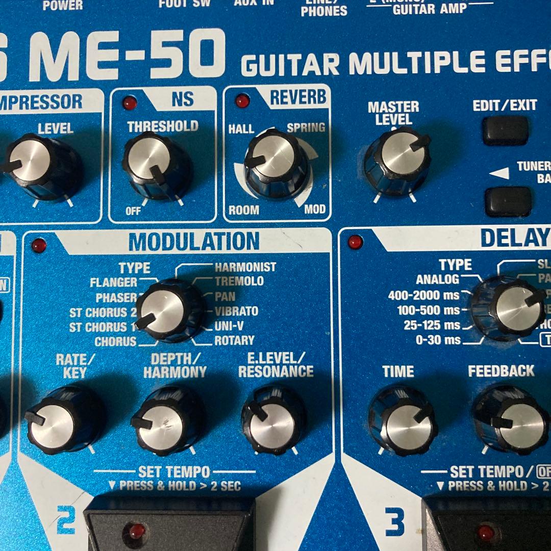 King Gnuの常田も使用】BOSS ME-50 ギターマルチエフェクター - メルカリ