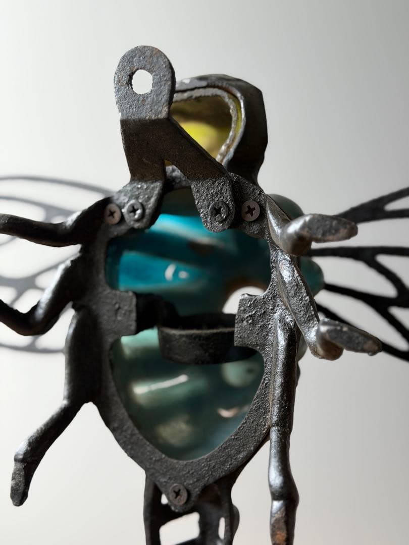 ドラゴンフライ キャンドルホルダー アイアン