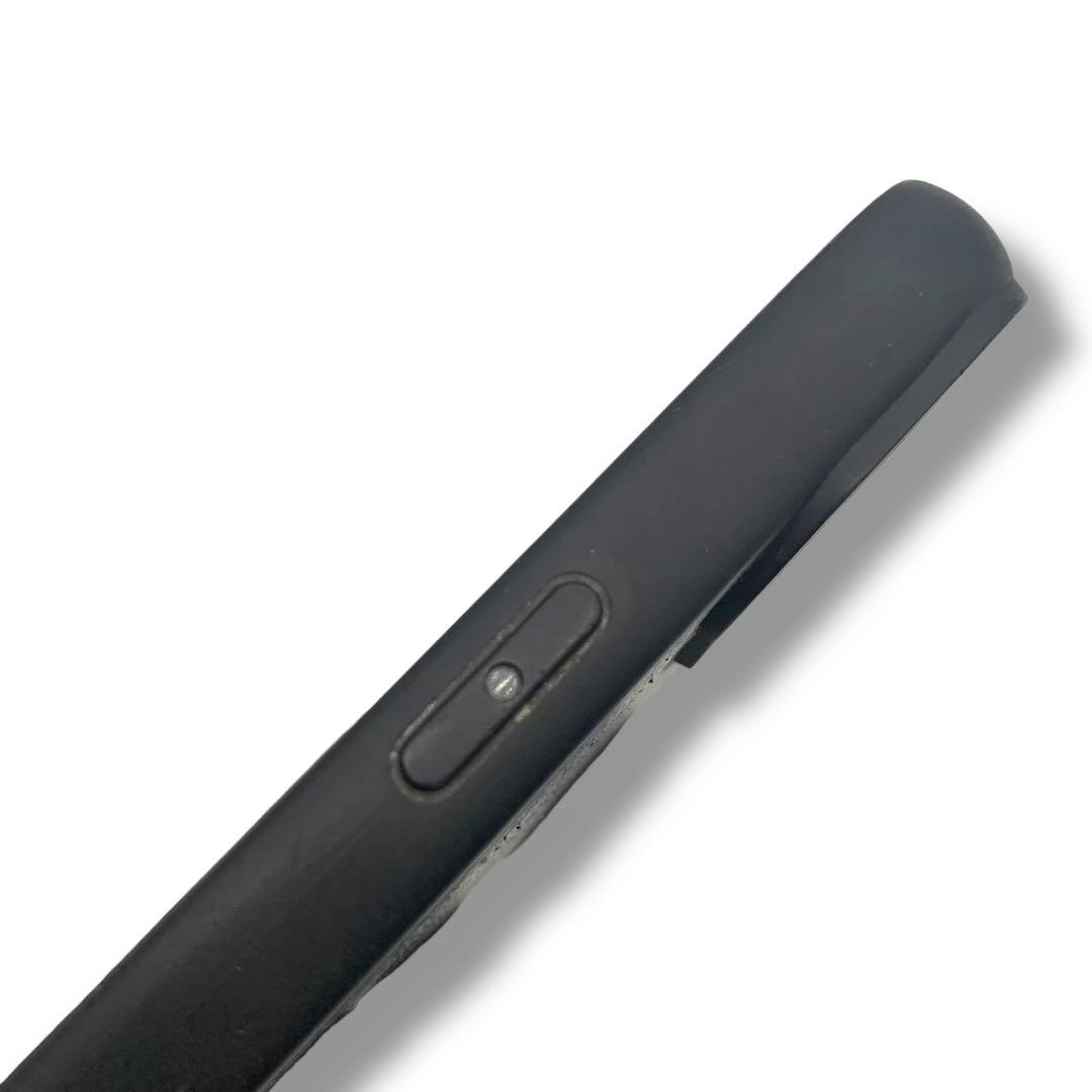 PRADA ブラック レザー iPhone用ケース 三角ロゴ